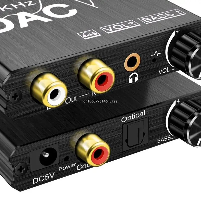 DAC- Digital SPDIF 3..5 Optical to Analog L/R RCA Converter Optical to 3.5mm New Dropship