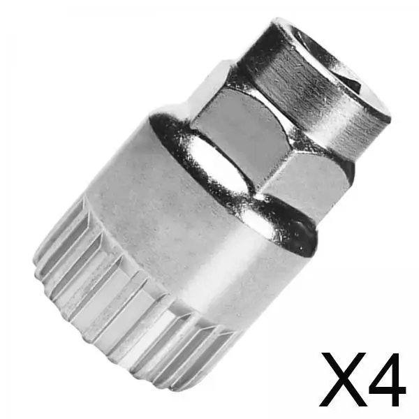 

4xВелосипедный инструмент для снятия кассеты с механизмом свободного хода, стальная розетка свободного хода 2,7 см x 2,6 см