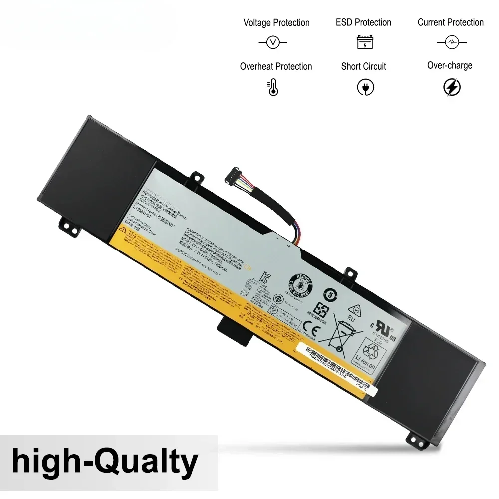 New L13M4P02 Laptop Battery for Lenovo Erazer Y50 Y50-80 Y50-70 Y50P-70 Y70-80 Y70-70 Y70-70T Series 7400mAh L13N4P01 view 3
