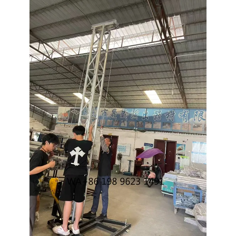 6061 Aluminum Alloy Portable A-Frame Line Array Stand Gantry Truss Shelf Stage Lighting Bar Outdoor view 2