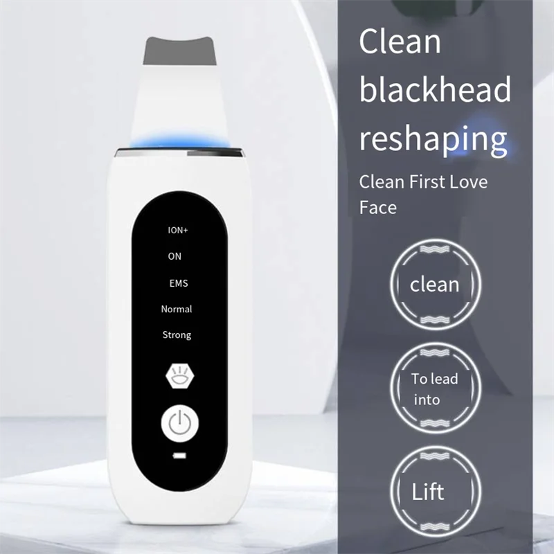 家庭用毛穴洗浄美容器、角質ナイフ、マイクロカレント洗顔スクレーパー、超音波角質除去器
