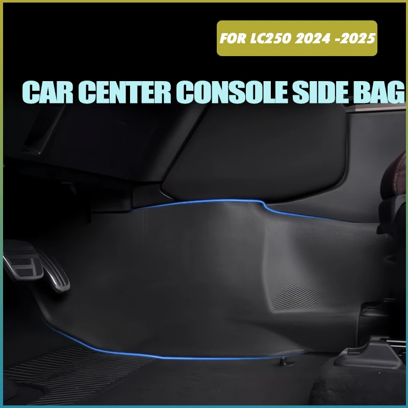 

Car Center Console Side Bag Fit for Toyota Prado LC250 2025 Auto TPE Center Console Side Bag Protection Pad Interior Accessories