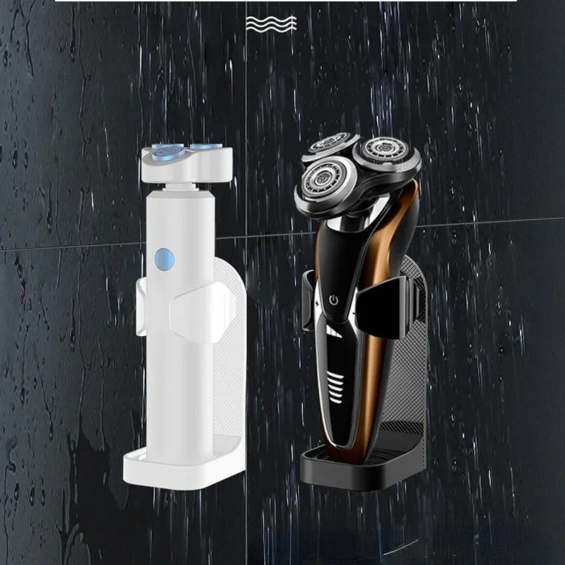 

Настенный кронштейн для вешалки для туалетных полотенец, стойка для косметических инструментов, щетка для мытья лица и стойка для электробритвы (1 шт.)