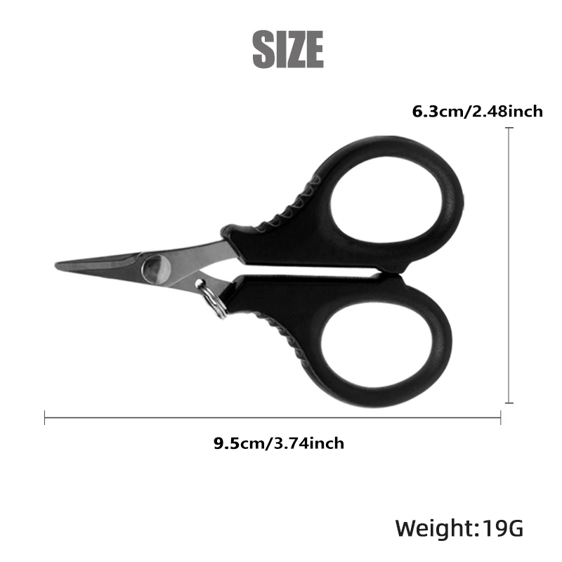 High Quantity Outdoor Fishing Scissors Kitchen Shear Multi-Purpose Stainless Steel Scissors with Non-slip Handle