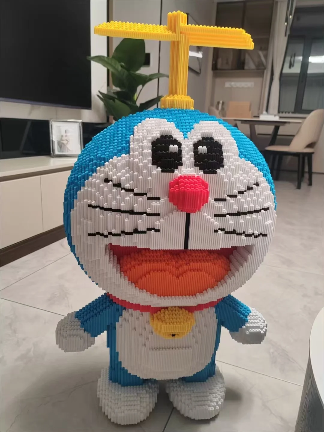 

80000 difficult and oversized Doraemon puzzle building blocks, three-dimensional model ornaments, gift toys
