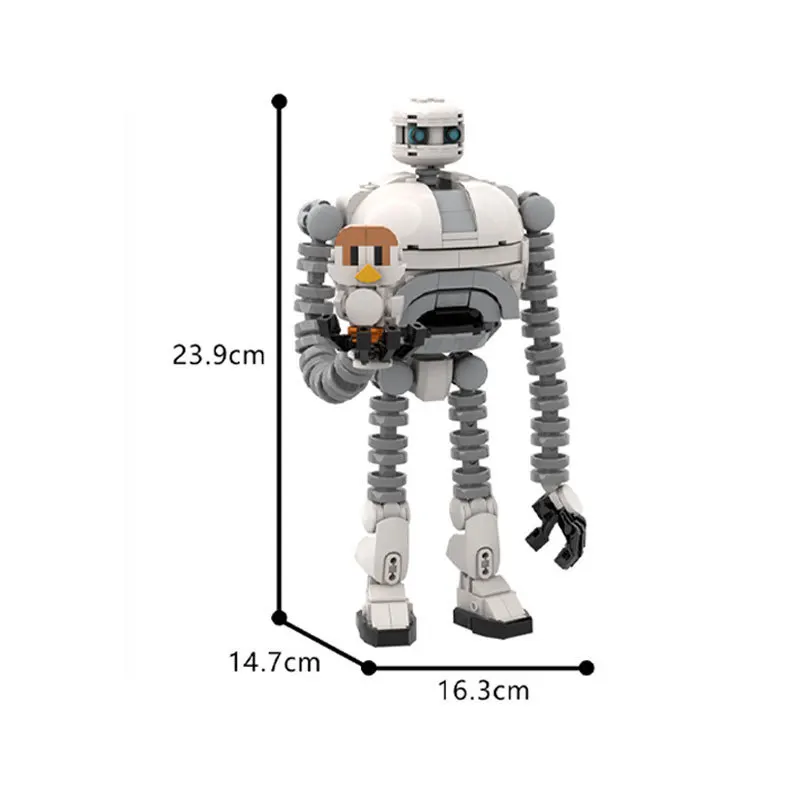 Figuras de acción de Robot salvaje, conjunto de bloques de construcción, modelo Mecha, Robots, ladrillos, colección de juguetes, decoración, regalos de cumpleaños y Navidad para niños