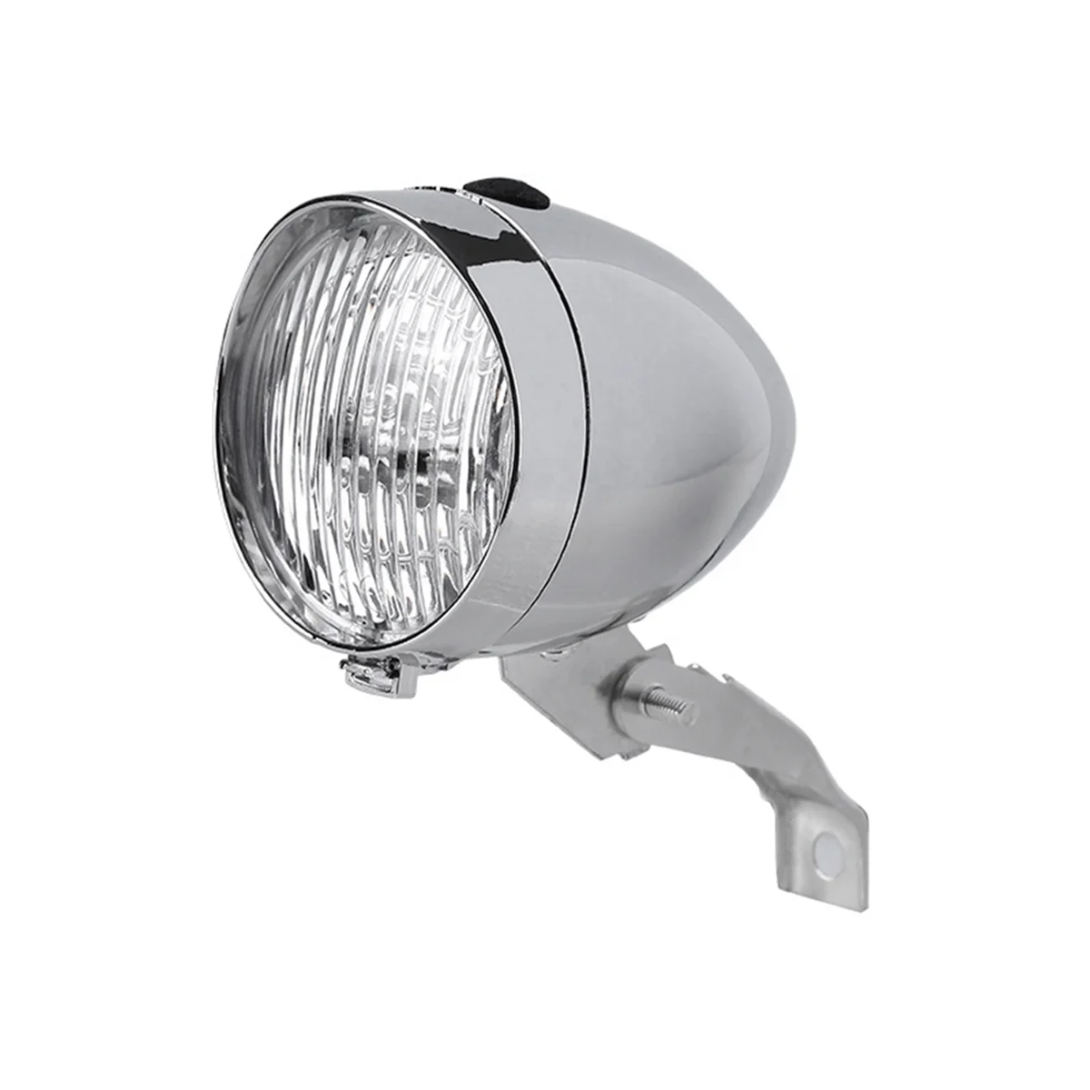 A71P المصابيح الأمامية للدراجة الجبلية المصابيح الأمامية الرجعية 3LED أضواء ركوب الخيل أضواء أمامية معدات ركوب الليل الفضة #1