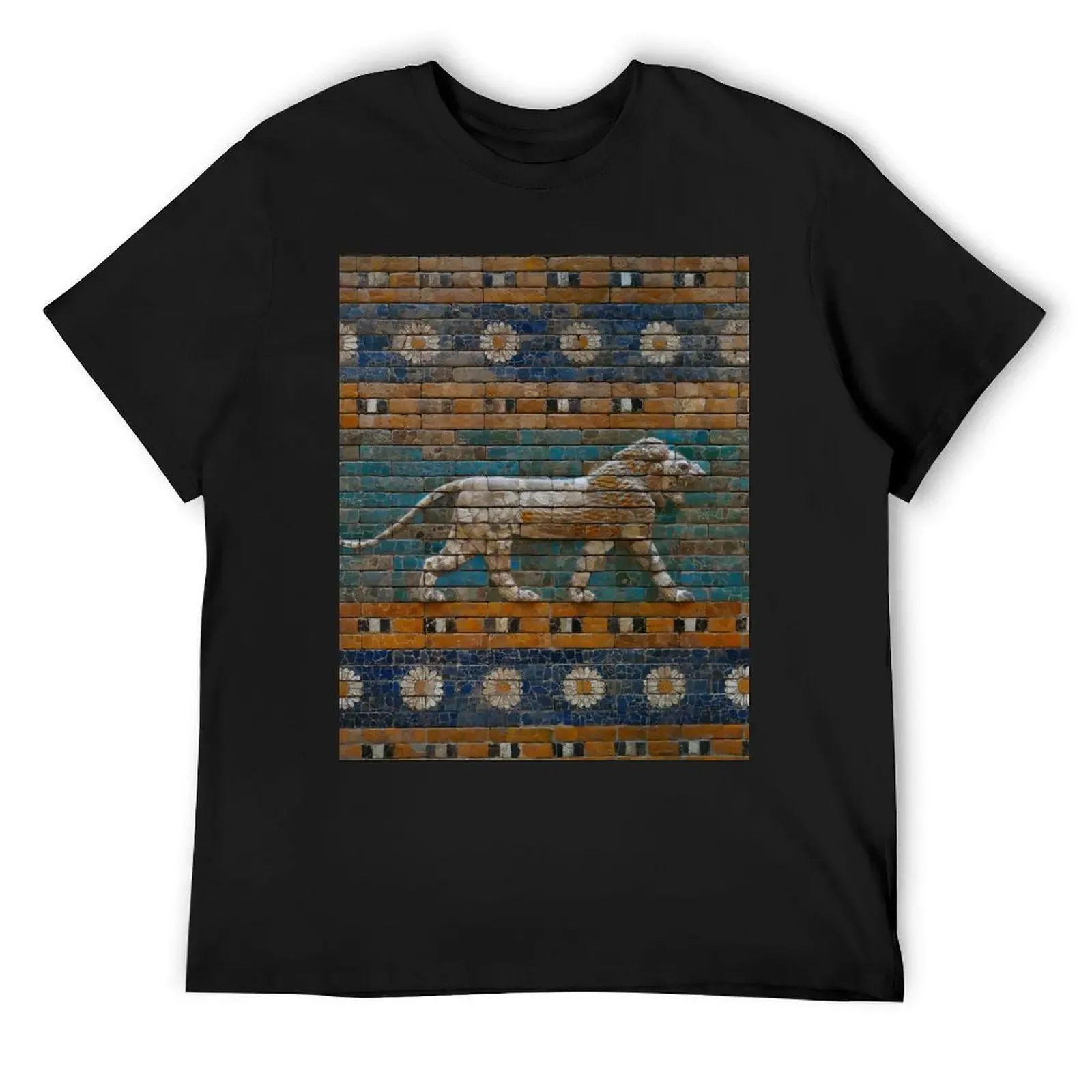 Ishtar Gate Babylon Lion Berlin T-Shirt customs man t shirt Short sleeve tee shirts men