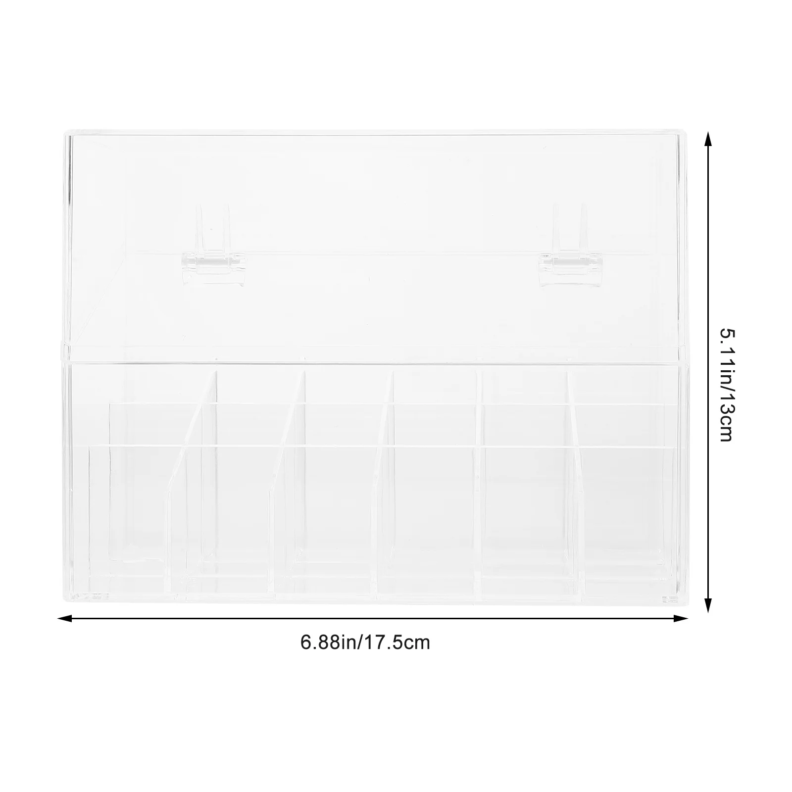 صندوق تخزين أحمر الشفاه مصنوع من مادة البوليسترين الممتازة مقاوم للخدش وسعة كبيرة لتنظيم سطح المكتب وحامل شفاف لأحمر الشفاه