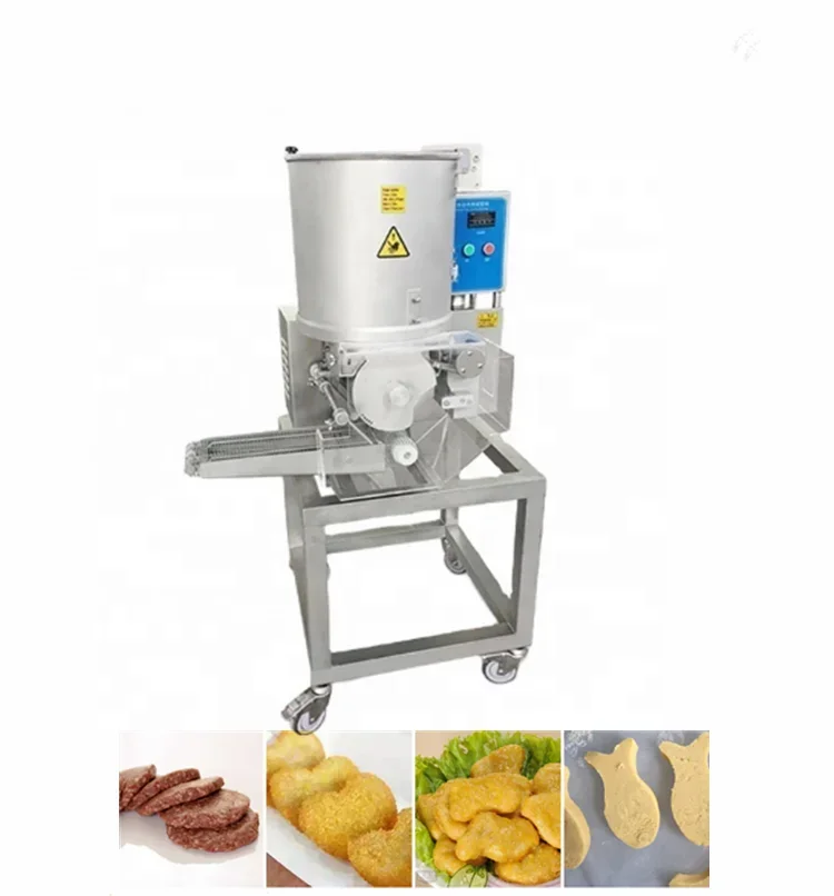 Automatic Beef Fish Potato Burger Hamburger Patty Forming Making Machine Potato Burger Patty Forming Machine  Automatic Burger P