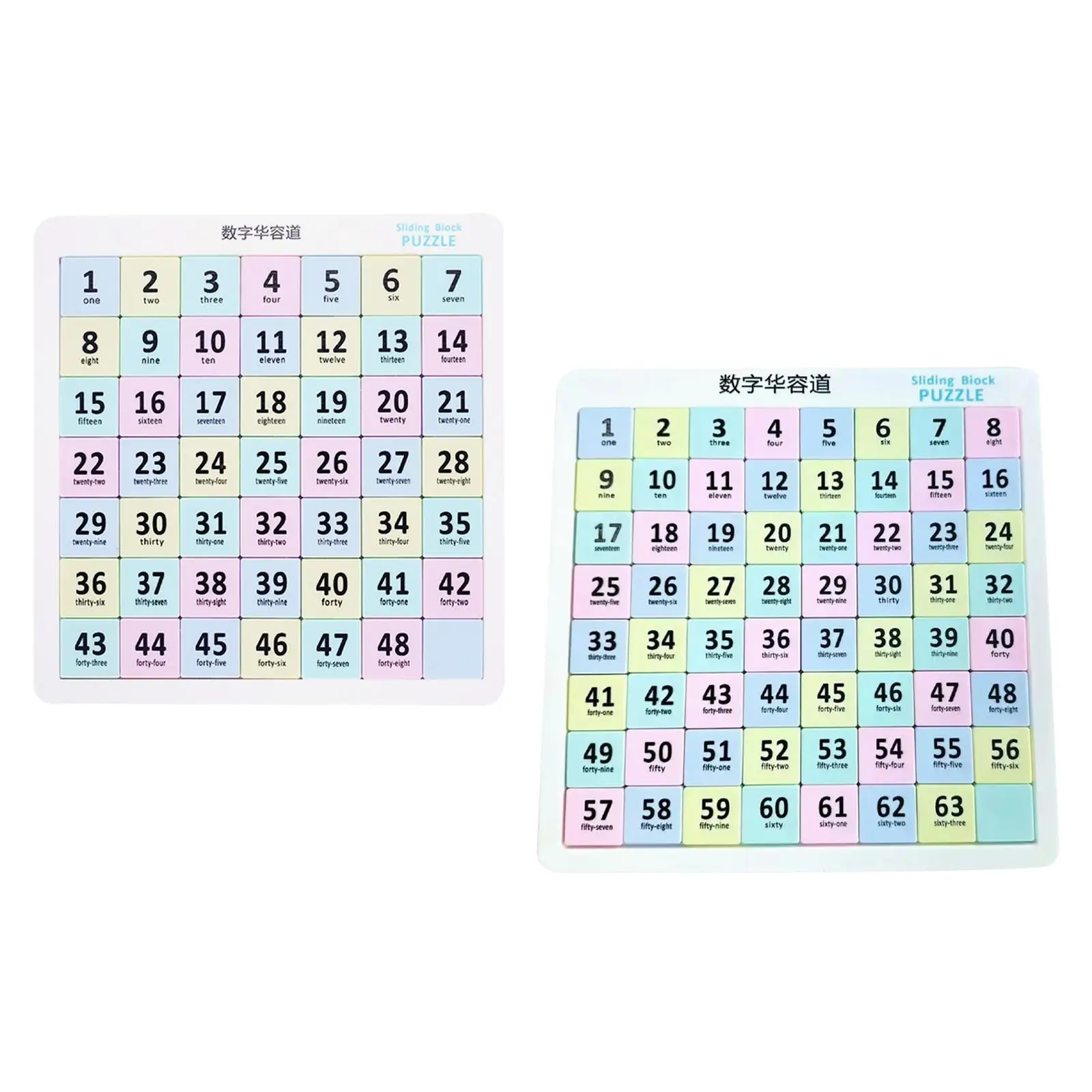 Magnetic Number Sliding Puzzle Learning Games Educational Travel Toy IQ Game Brain Teaser for Kids Boys Girls Birthday Gift