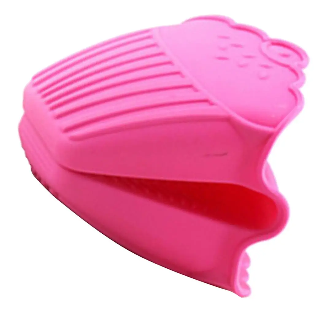 Silicone Hot Pot Holder Oven Grip Pinch Finger Tab Potholder