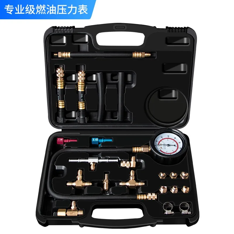 For Fuel Pressure Gauge, Automotive Fuel Detector Tool Oil Pressure  Detection Gauge