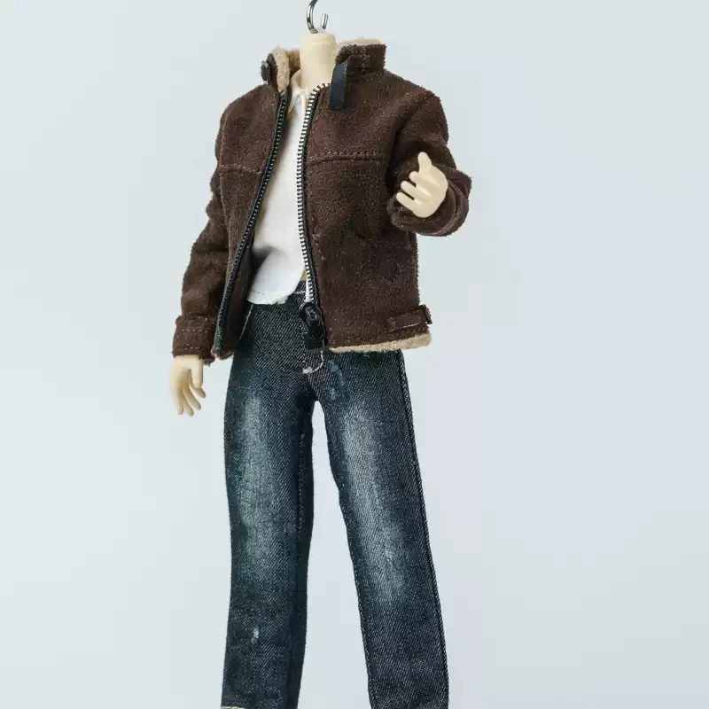 In Voorraad 1/12 Schaal Mannelijke Soldaat Windjack Shirt Jas Broek Fit 6 inch BJD Action Figure Body Voor Fans collectie