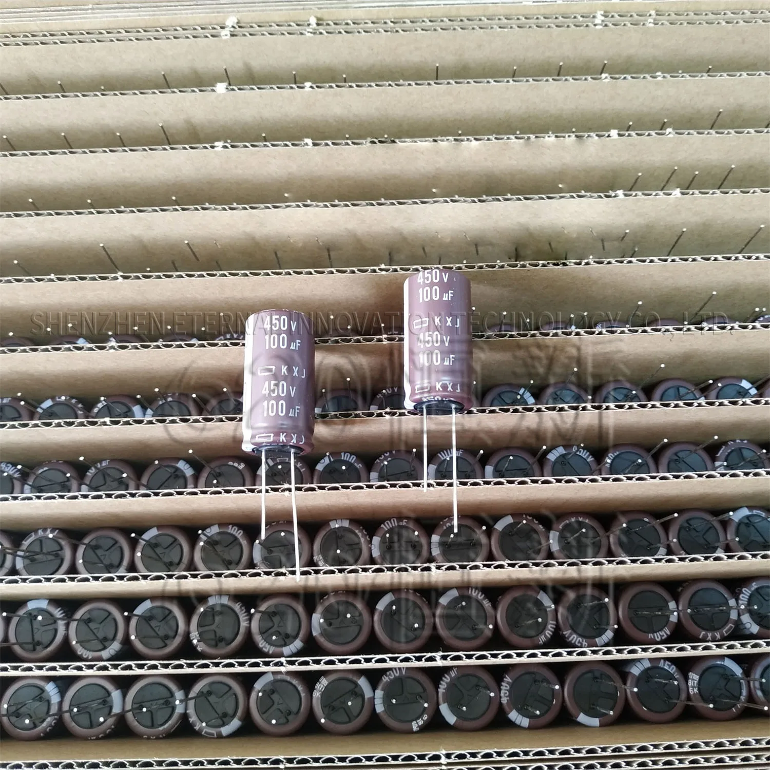 50pcs 450V100UF KXJ 18X35.5 EKXJ451ELL101MMP1S Original New NIPPON CHEMI-CON Electrolytic Capacitors NCC Long Life Low Impedance