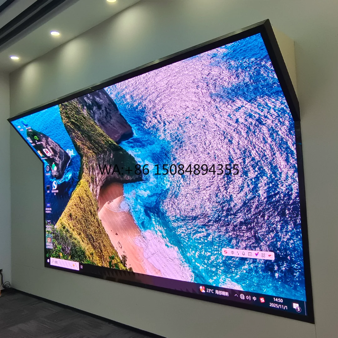 

4K HD High Refresh Rate (3840Hz) Indoor Wall Mounted LED Screen P2.5 Custom Size for Hotel Banquet Halls