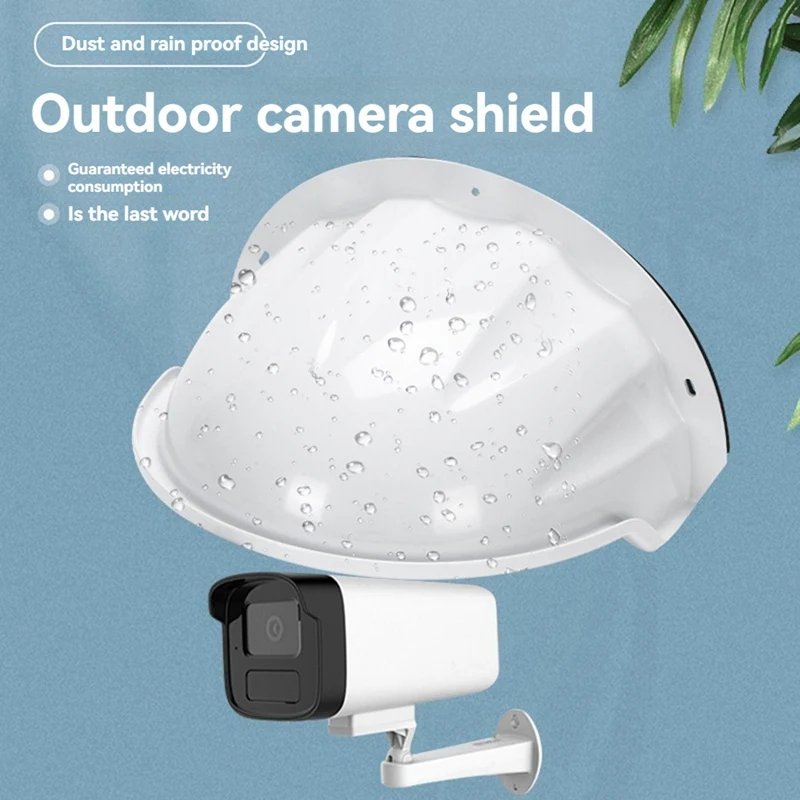 Universal Rainproof Sunscreen Camera Cover Shield for LED Lights/, Surveillance Cameras DomeA09G