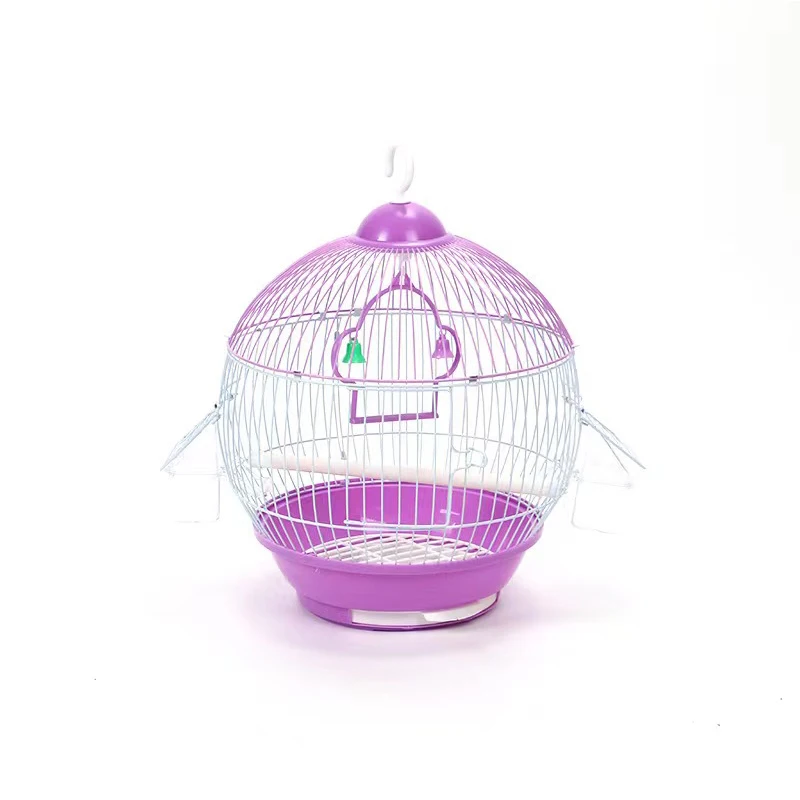 Mini Spherical shapeBirdcage Standing Ornamental BirdCage Easy To Clean Breeding Bird Flight Cage Home Crate Parrot Nest