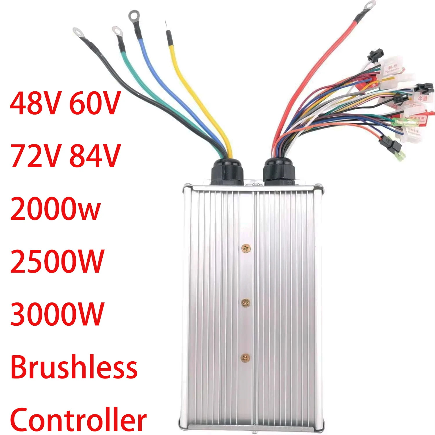 48V 60V 72V 84V 2000w 2500W 3000W Brushless Controller MAX 80A 30Mosfet for BLDC motor/electric bike/ebike/tricycle/motorcycle