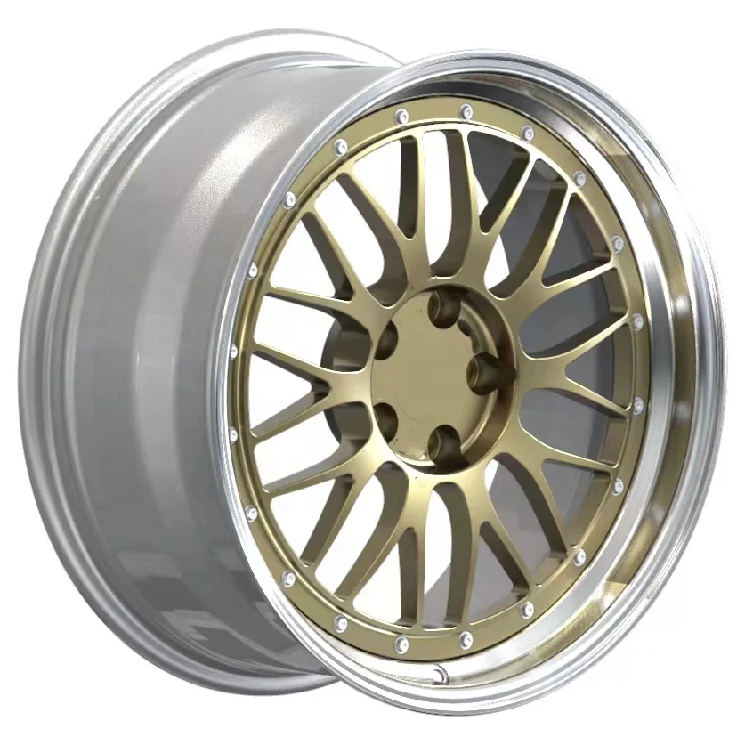 Custom Forged Wheel Rims Aluminum Alloy Car 18'' 19'' 20 Inch Deep Lip Polished Two-pieces Forged Wheel