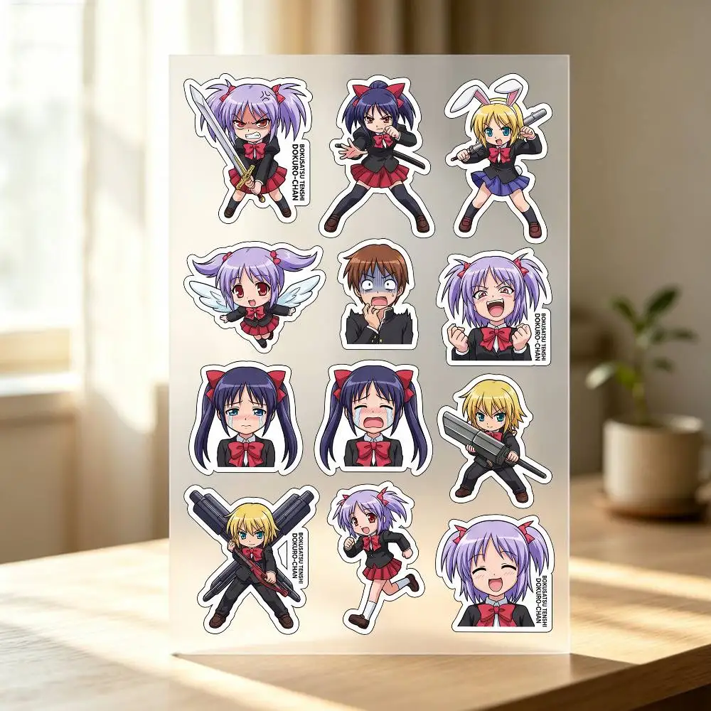 1pc B-Bokusatsu Tenshi Dokuro-chan Stickers Auto Body Bumper Windows Motorcycle Laptop Walls Vinyl Decal Car Tuning Accessories