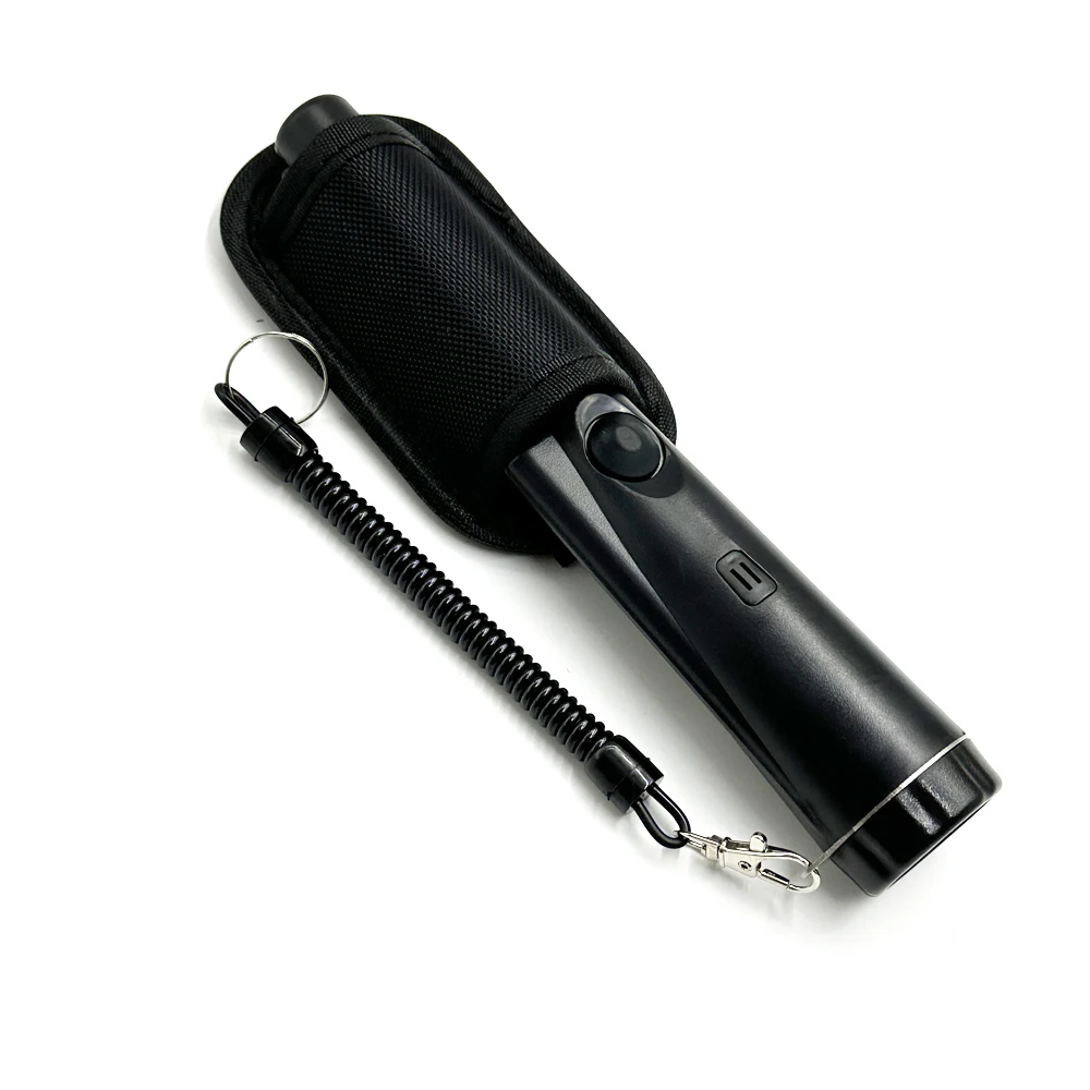 كاشف المعادن في الهواء الطلق مغامرة يده للكشف عن المعادن مؤشر مكتشف مقاوم للماء 360 °   قضيب كاشف المعادن بمسح جانبي