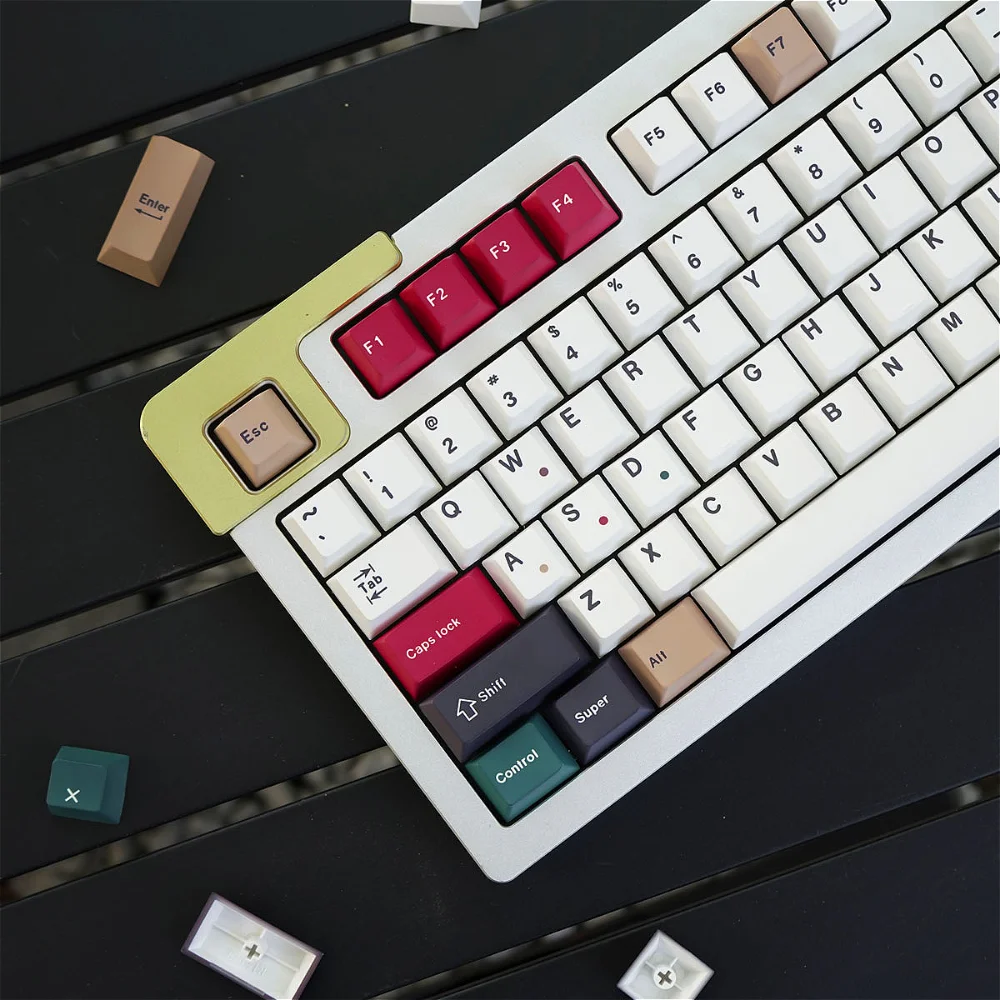 Mixed light R2 mechanical keyboard keycaps 152 keys PBT heat sublimation cherry original height for MX switches