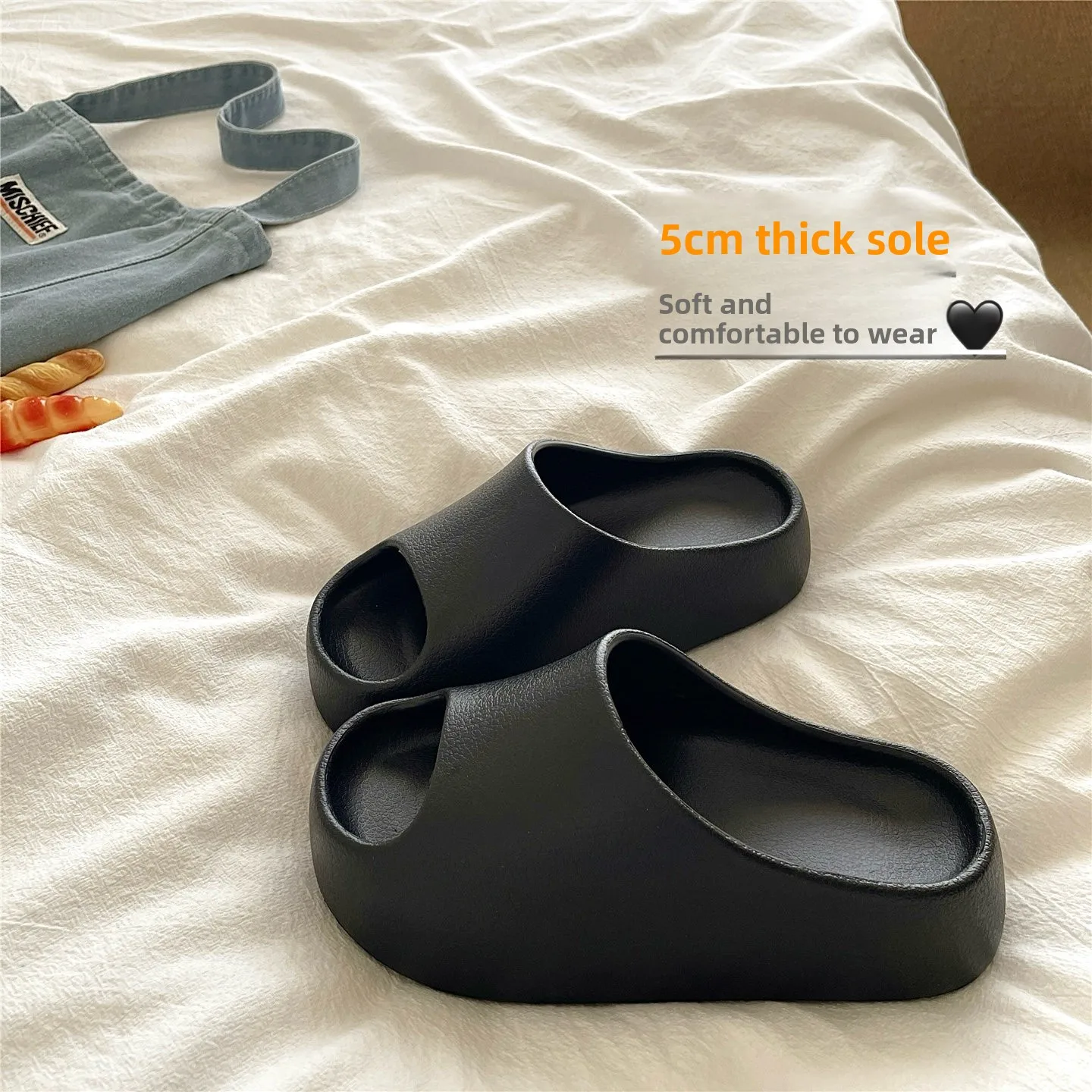 

Breathable Thick Heel Summer Slippers Women's Outdoor Sandals Anti-Slip Beach Holiday Flat Sandals Korean Style Hollow ...