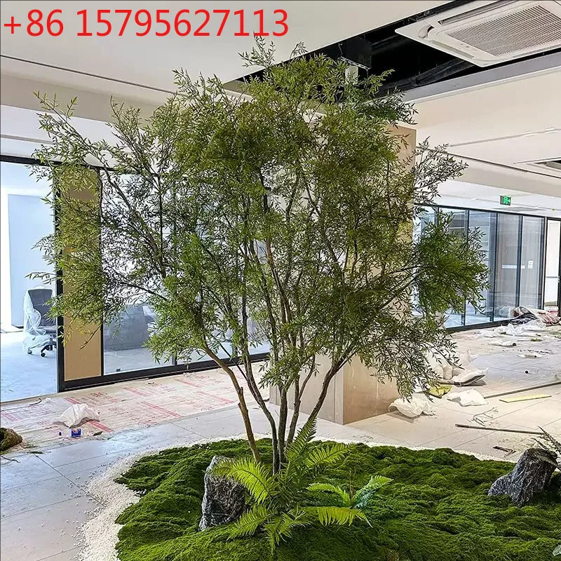 

Имитация зеленого растения, искусственное дерево, китайское внутреннее и наружное новое простое декоративное дерево для ландшафтного дизайна