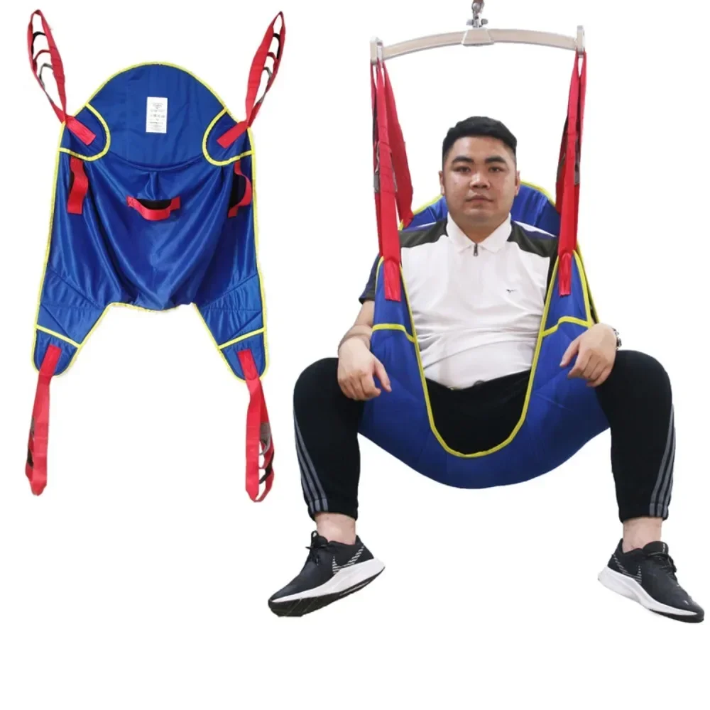 Patient Lift Sling Transfer Machine Split Leg Strap Full Wrap Lifting Device Patient Wheelchair Mobile Assist Nursing Belt