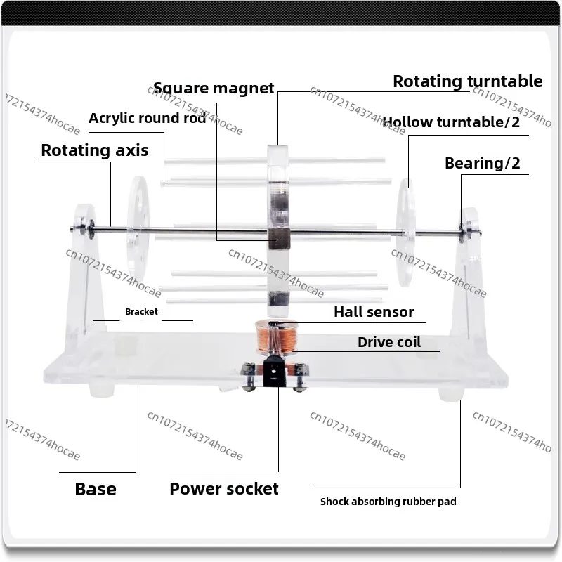 اختراع مبتكر تكنولوجيا الحث الكهرومغناطيسي تصنيع قاعة المحرك نموذج العلوم والتعليم #2