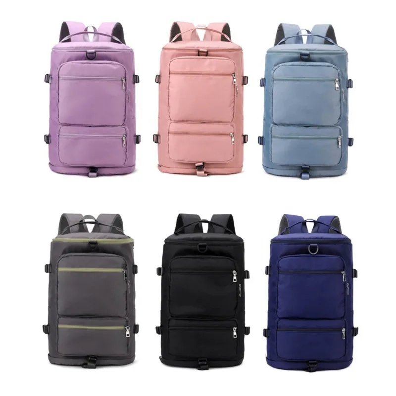 Large Capacity Women Shoulder Travel Backpack Lady Weekend Sports Yoga Luggage Zipper Bags Multifunction Crossbody Bag