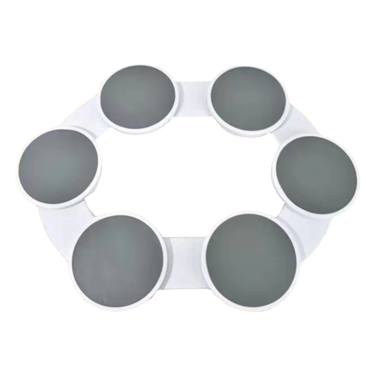 Vassoio da portata girevole da tavolo portatile espandibile Lazy Susans Revolution per tavolo da pranzo da cucina con supporto 6