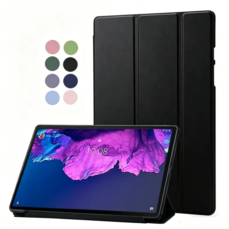 

For Lenovo Tab P11 TB-J606F Case 11 inch Folding Stand Soft Silicone Back Cover for Lenovo Tab P11 Plus 2021 J607F J616F Case