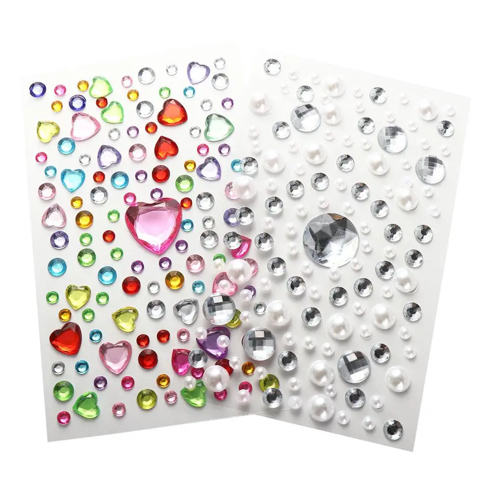 Decoration Face Jewels Stickers Face Tattoo Stickers Eyeliner Diamond Decals Face Rhinestone Stickers Body Colored Diamonds