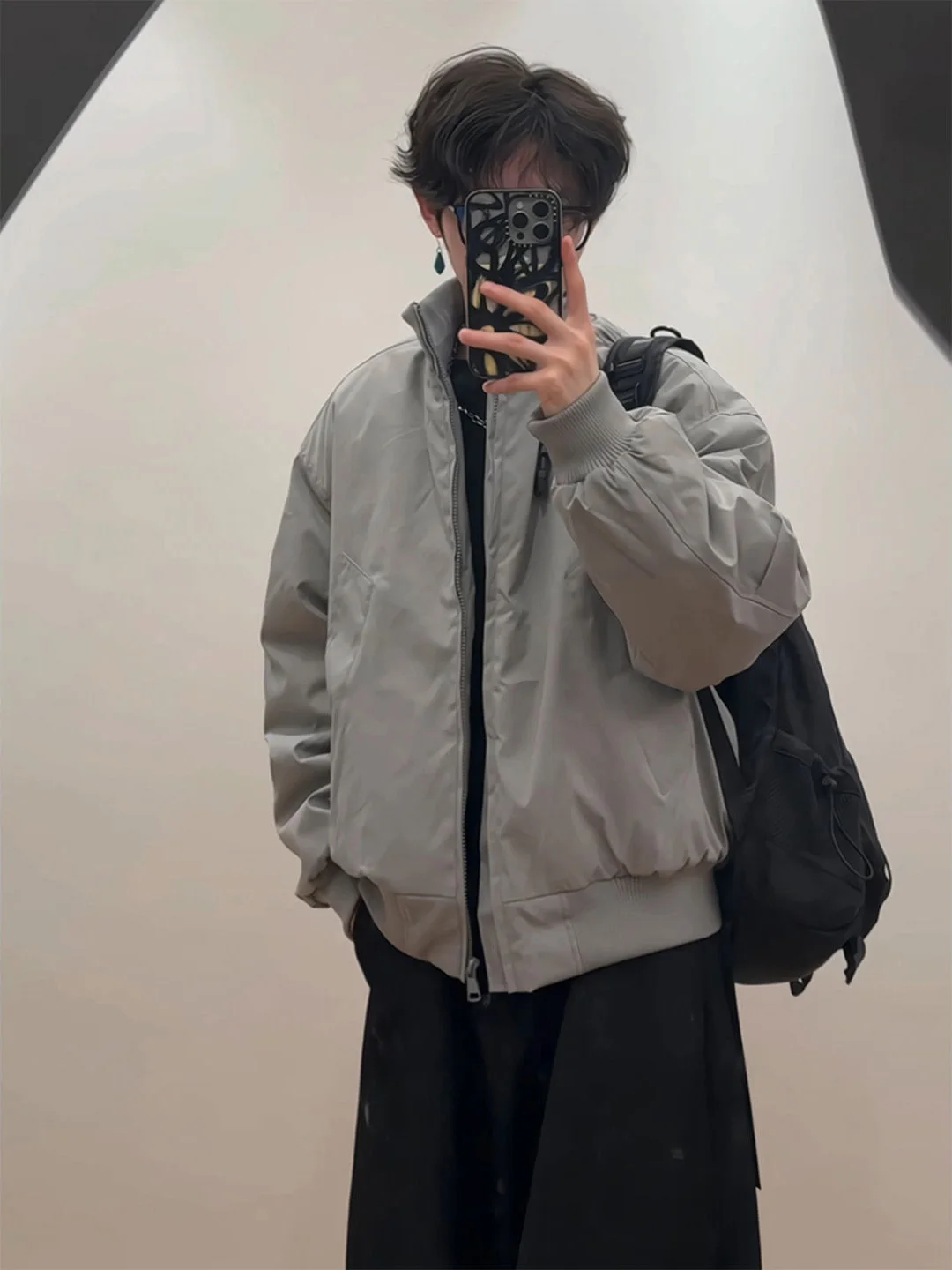 

Легкая хлопковая куртка для мужчин: модная винтажная модель с воротником-стойкой в американском стиле, утепленная, теплая, повседневная верхняя одежда