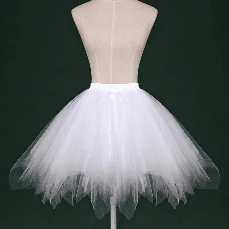 

Женская короткая юбка-пачка с высокой талией, сетчатая мягкая тюлевая юбка, пышная юбка-петти, бальное платье для выпускного вечера, вечерние танцевальные платья-пачки