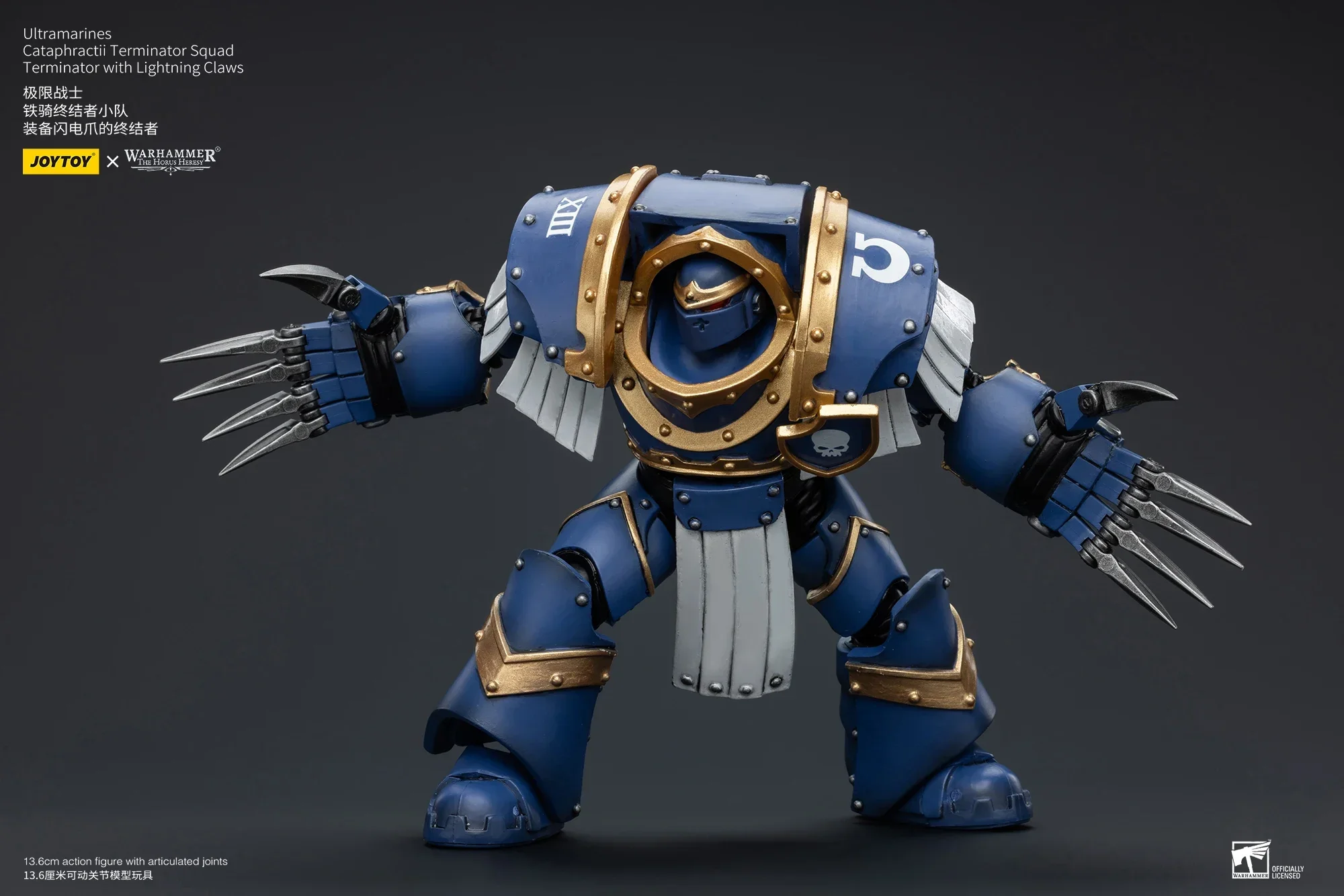 JOYTOY 1/18 Action Figure The Horus Heresy Ultramarines Cataphractii Terminator Squad Anime Model Toy