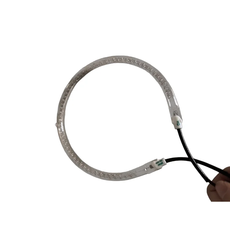 Lampada a infrarossi alogena a tubo di riscaldamento rotondo di qualità 15cm per forno turbo a onda alogena 220V 1300W