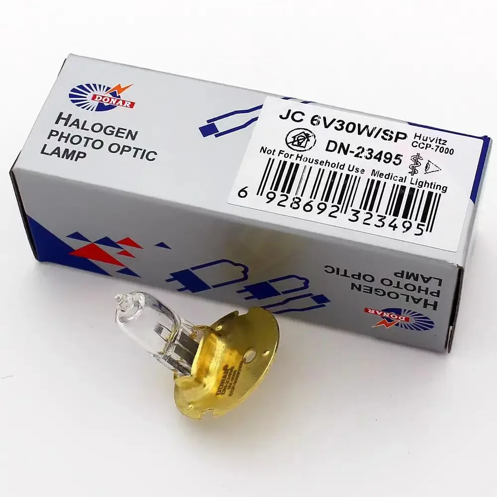 JC 6V-30W G4 Huvitz CCP-3100 6V 30W Ophthamic Halogen Light Bulb Lamp for HUVITZ CCP3100 CCP-3000 Eye Chart Projector