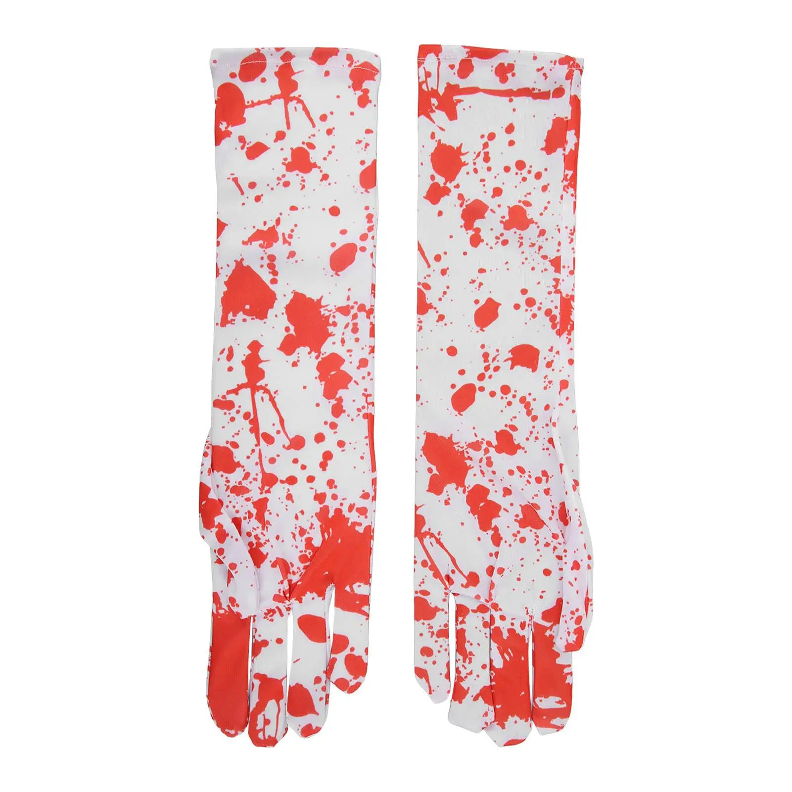 

Realistic Blood Splatter Gloves - Lifelike Costume Accessory for cosplay , Parties, and Halloween - Soft 1 Pair