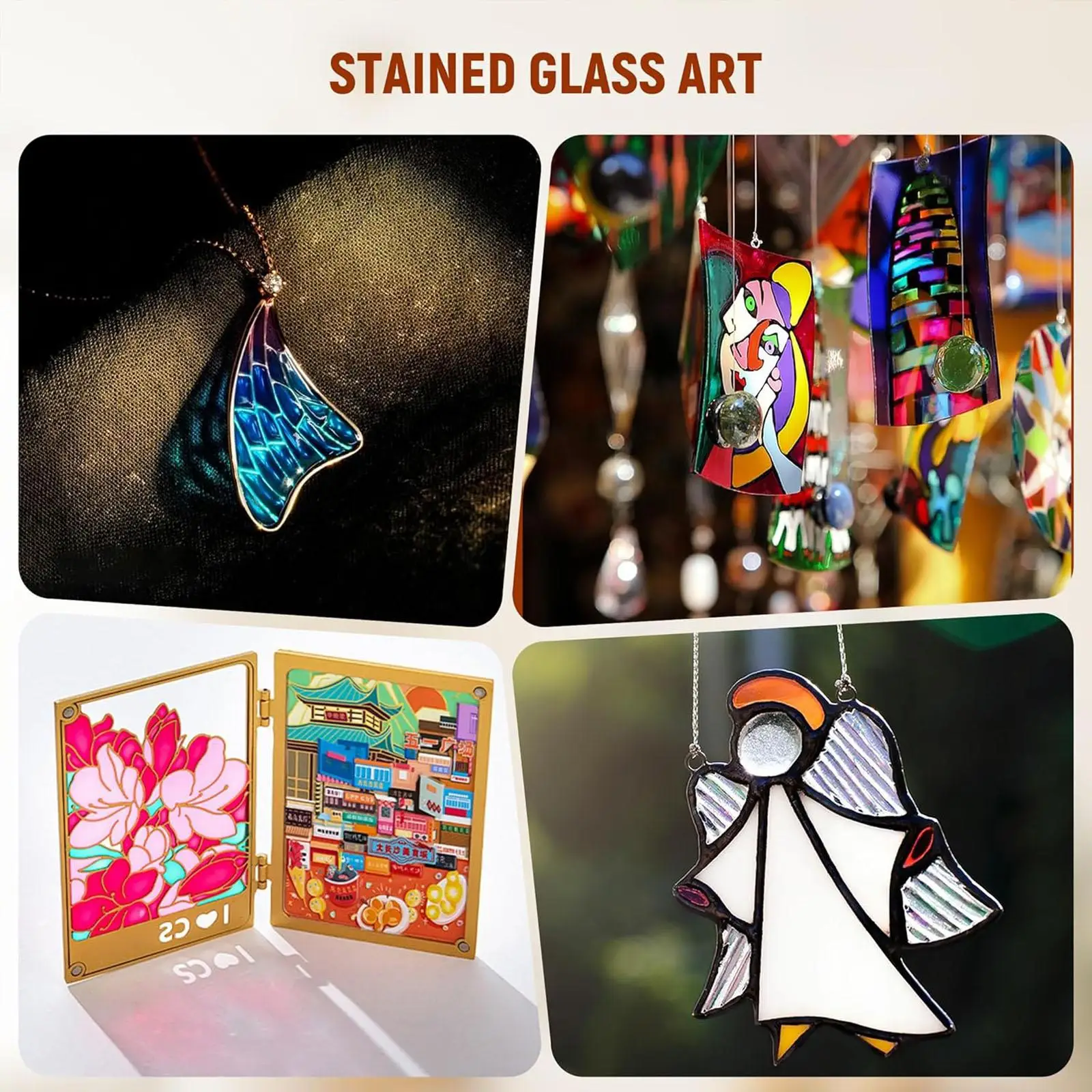 金属ガラスサークルカッターツール、ステンドグラスアート用のガラスの正確な円形カット用のエルゴノミックハンドル