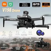 US.EU V198 GPS Drone For Xiaomi with 8k professional HD camera 5G WiFi Obstacle Avoidance Optical Flow Brushless Foldable Quadco