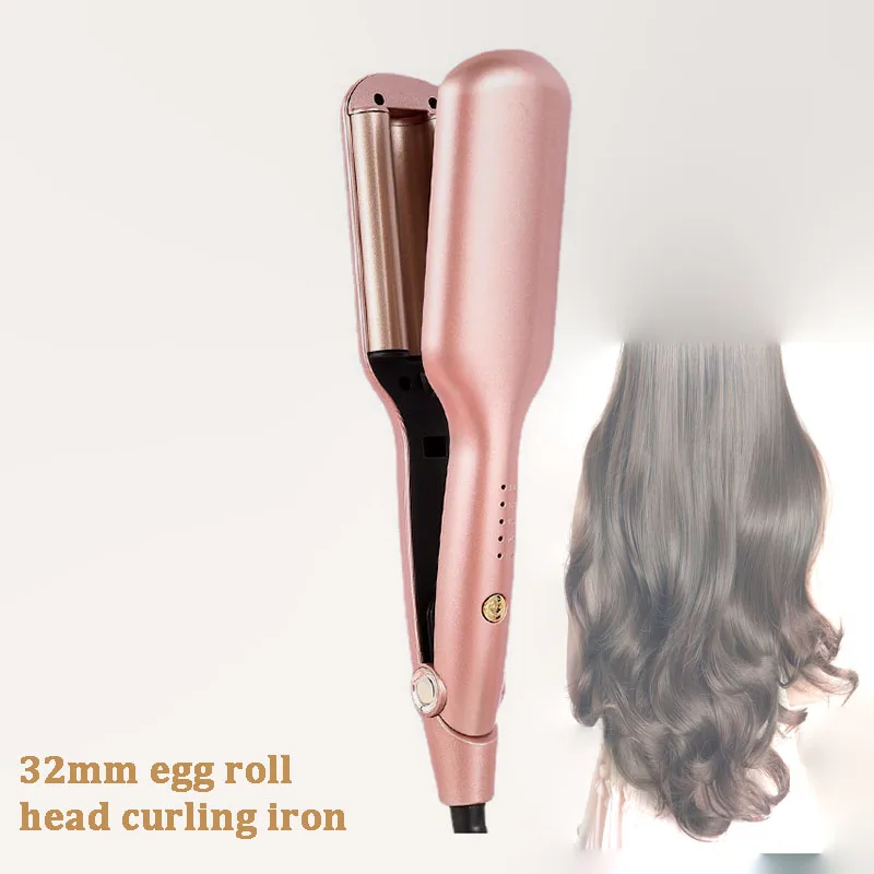 

Керамическая волнистая щипцы для завивки волос, выпрямляющий инструмент «два в одном», инструмент для укладки, яичный рулон, палочка, узор волны воды, 5, регулируемая температура