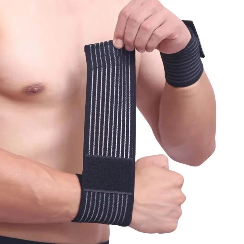1/2/3PCS Cotton Elastic Bandage Hand Sport Wristband Gym Support Wrist Brace Wrap Carpal Tunnel
