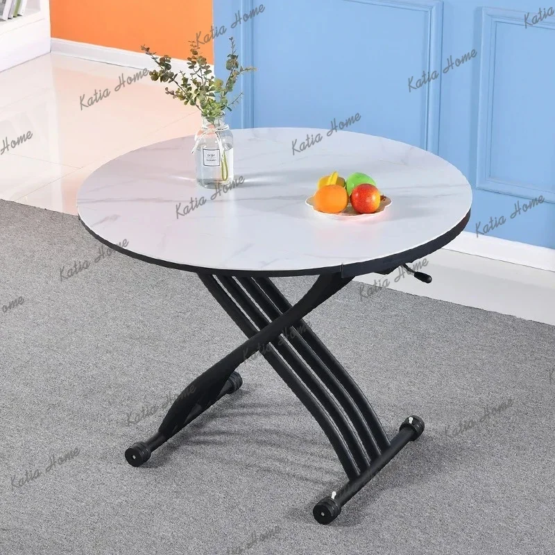 Factory Direct Simple Living Room Coffee Table Glamour Space Saving Floor Low Coffee Table Folding Italian Mesas De Centro Para