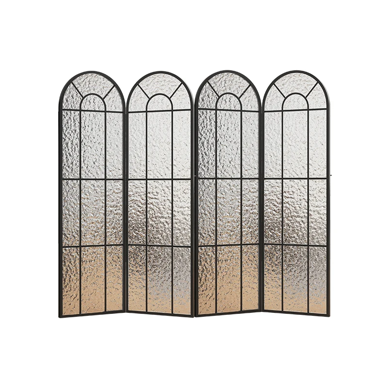 

Modern Changhong glass screen partition living room entrance decoration creative folding movement