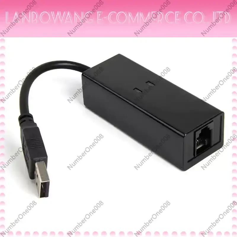 USB 2.0 56K Fax Modem, 56K External Modem, USB 56K External Dial Up Voice Fax Data Modem Fit for Win7 Win8 Win10 XP