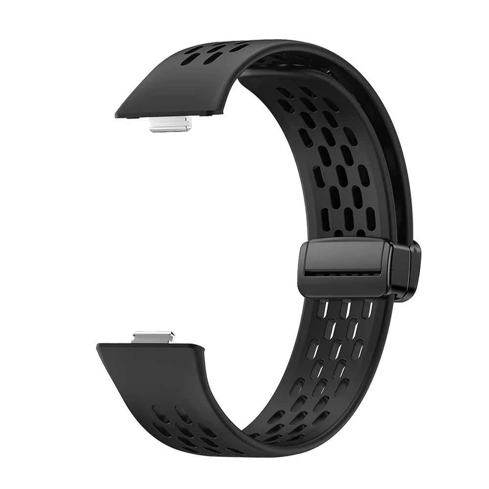 Silicone Strap For Huawei Watch Fit 3/4/5 Breathable Magnetic buckle Bracelet Belt For Huawei Watch Fit 4/5 Pro band Replacement