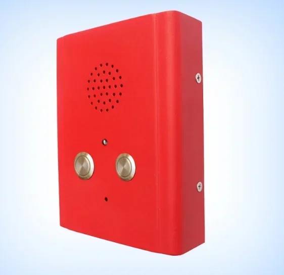 Velocidad Dial teléfono banco intercomunicador Knzd-13 caja de llamadas telefónicas Big Sip intercomunicador de emergencia teléfono de puerta IP intercomunicador de un botón